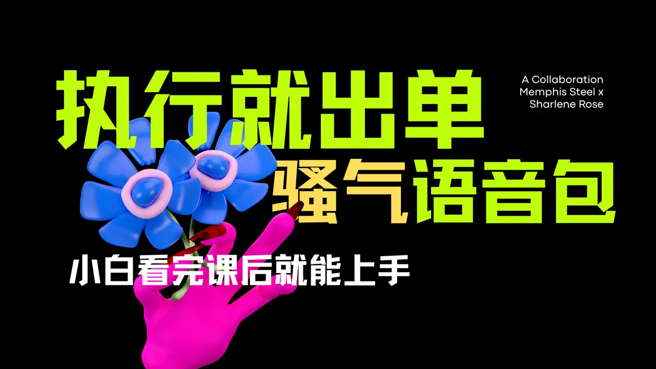 爆火全网的开车导航骚气语音包。只要执行就出单,小白看完课程就能实操,当天收益2000+-创客之家