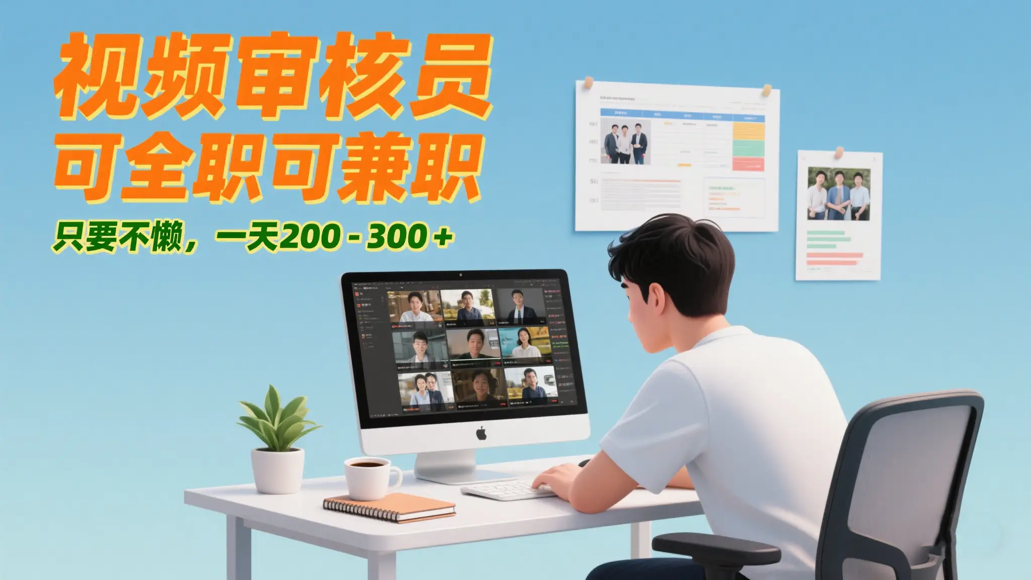 视频审核员,可全职可兼职,只要不懒,一天200-300+-创业猫 视频审核员,可全职可兼职,只要不懒,一天200-300+-创业猫