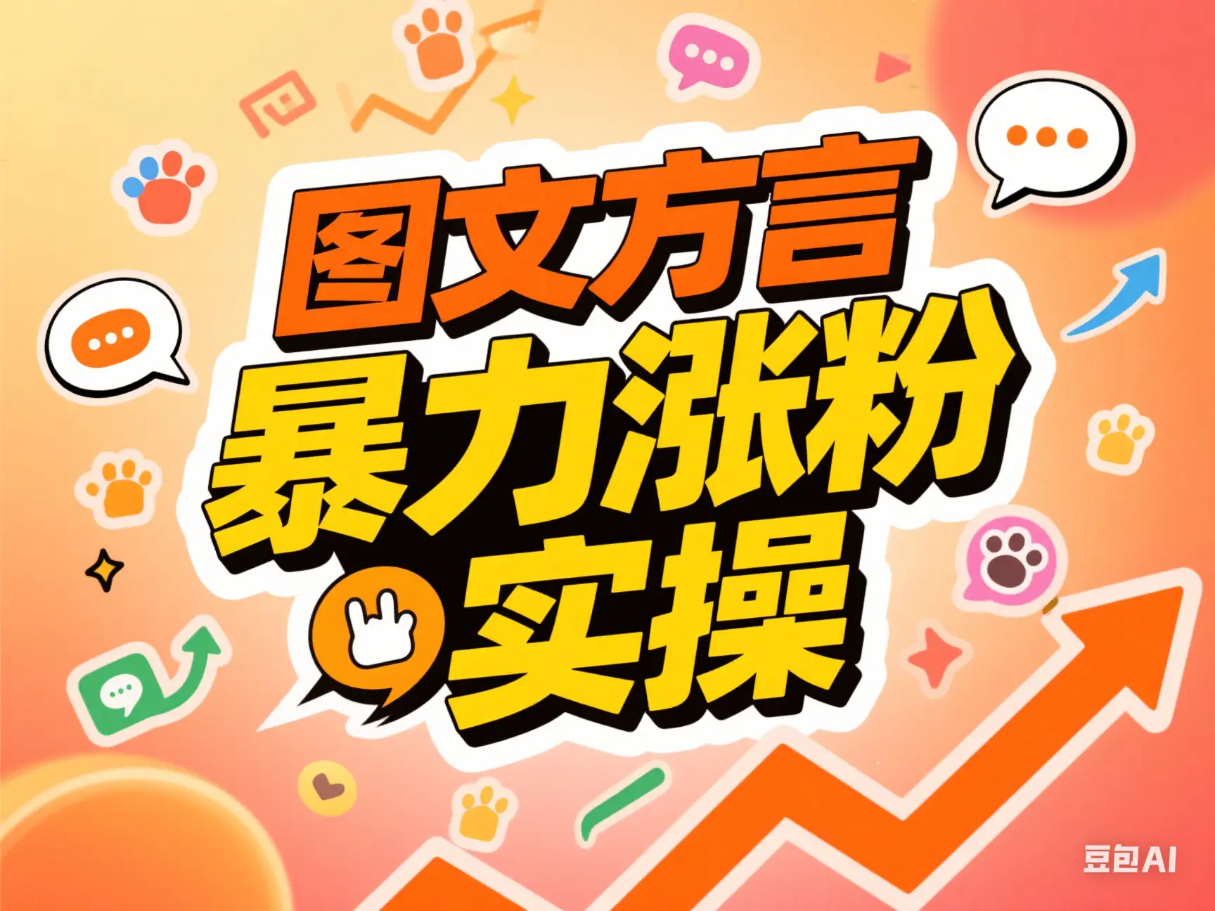 图文方言 暴力涨粉实操-创客之家