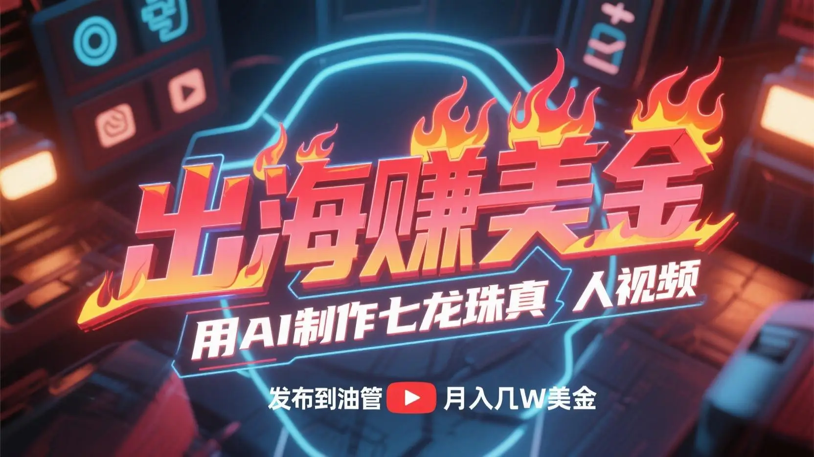 出海赚美金,用AI制作七龙珠真人视频,发布到油管,条条爆火,月入几十K美金-创客之家