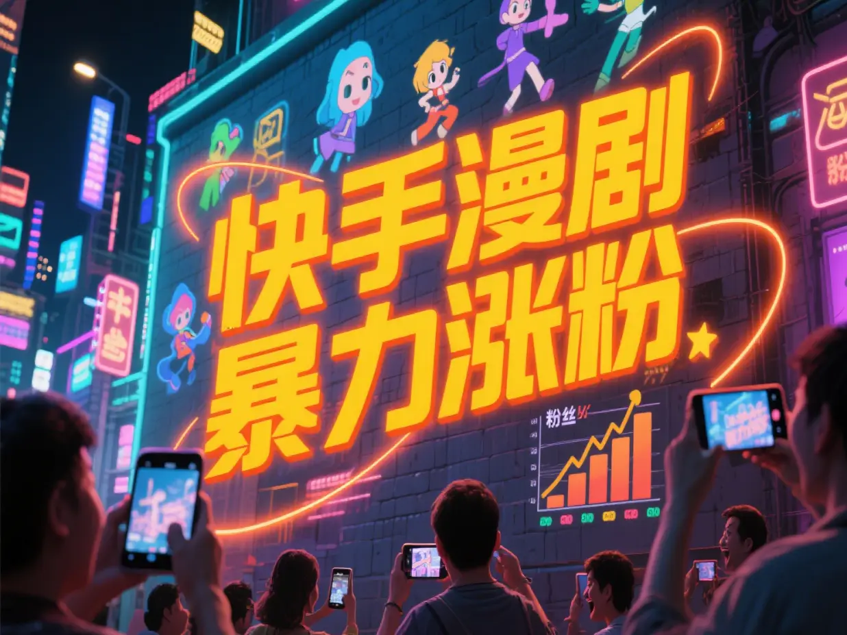 快手漫剧暴力涨粉-创客之家
