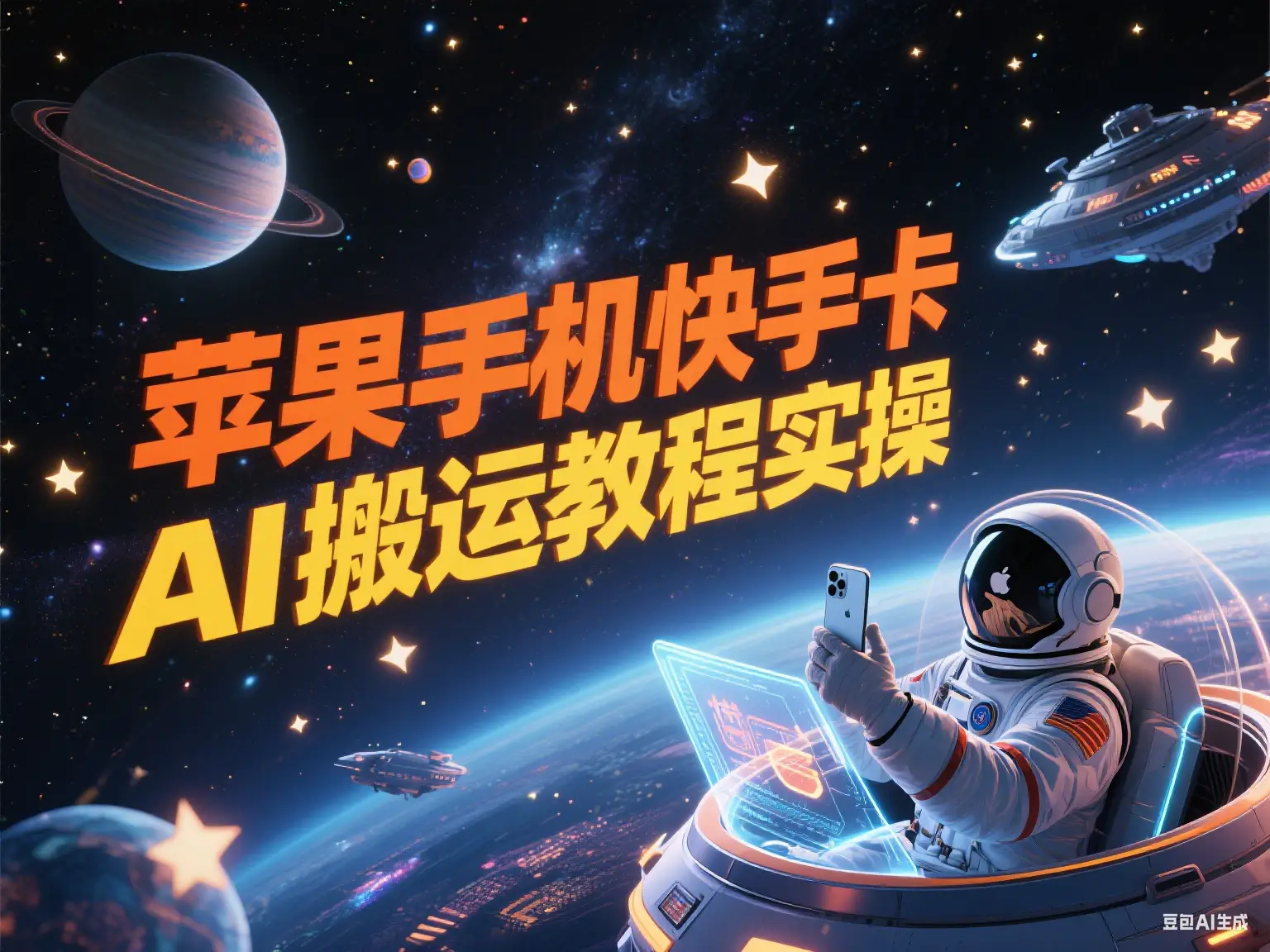 苹果手机快手卡AI搬运教程实操-创客之家