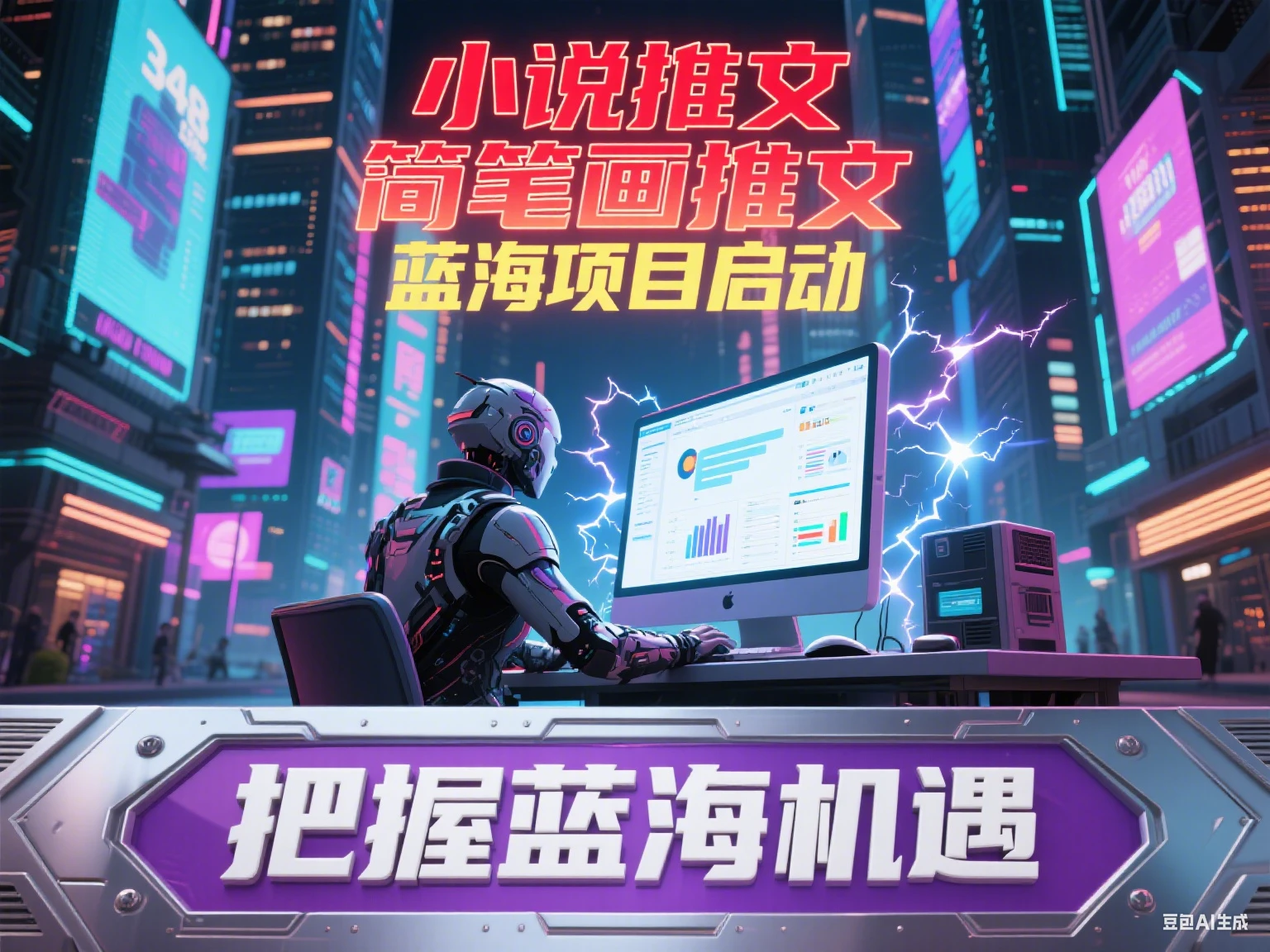 【精】小说推文 简笔画推文蓝海项目启动-创客之家