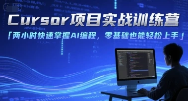 【精】Cursor项目实战训练营,两小时快速掌握AI编程,零基础也能轻松上手-创客之家