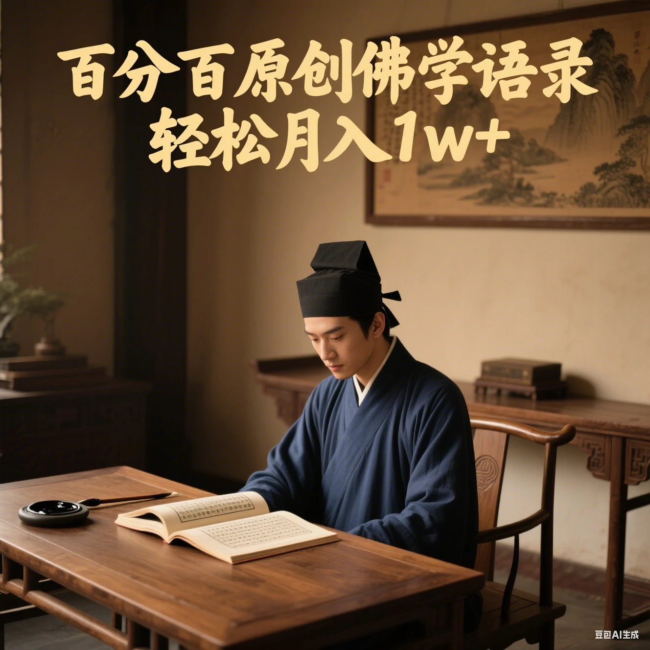 视频号佛学语录爆款新玩法,百分百原创视频每天1小时,轻松月入1w+-创客之家
