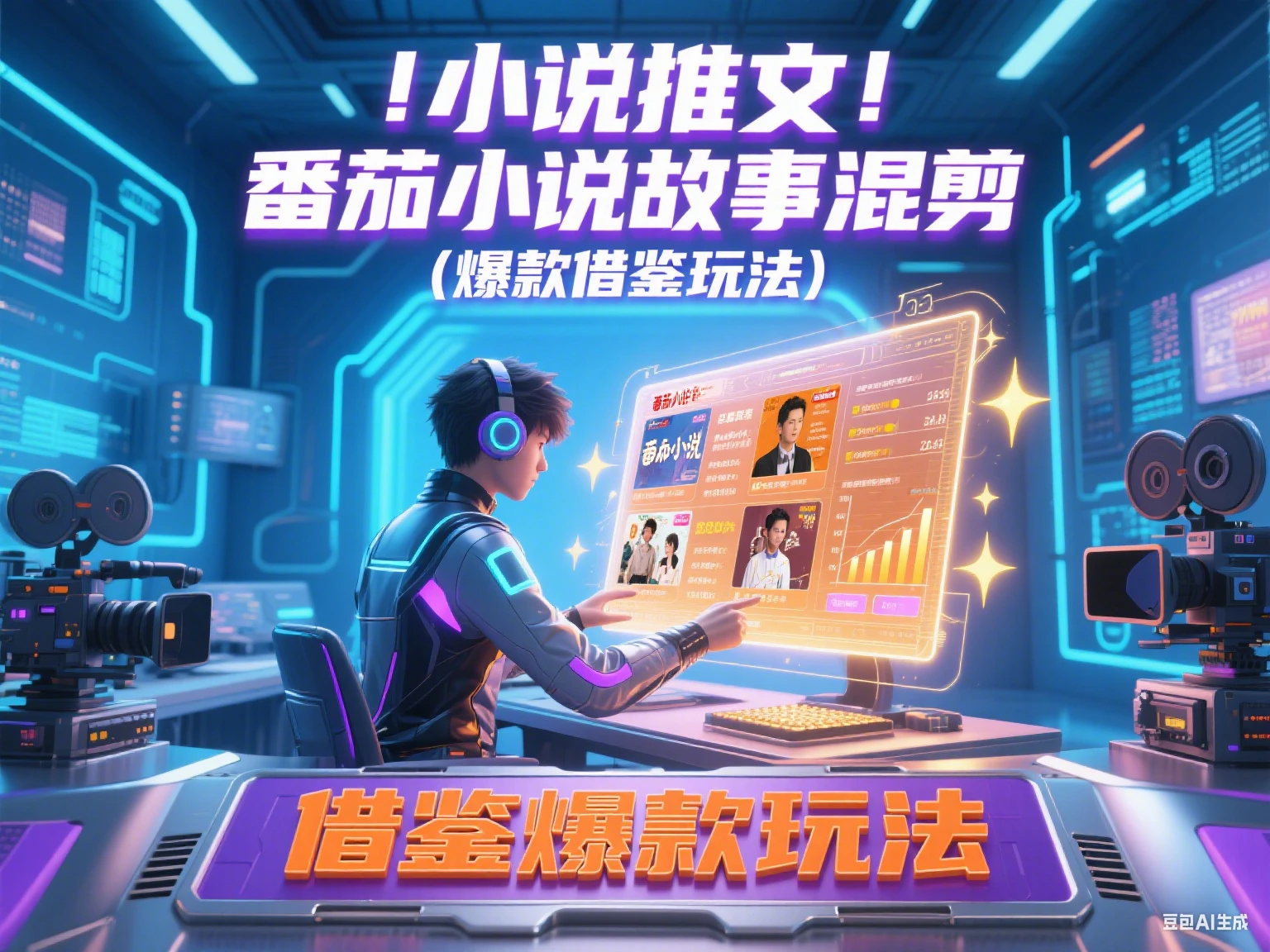 【精】小说推文 番茄小说故事混剪(爆款借鉴玩法-创客之家