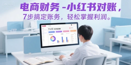 【精】电商财务-小红书对账,7步搞定账务,轻松掌握利润-创客之家