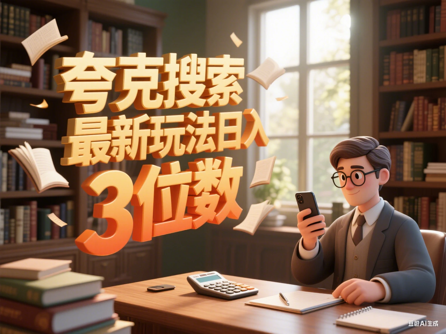 夸克搜索最新玩法日入3位数-创客之家