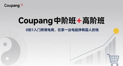 【精】Coupang中阶班+高阶班,0到1入门跨境电商,在家一台电脑挣韩国人的钱-创客之家