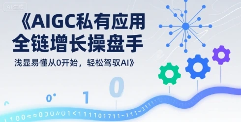 【精】AIGC私有化应用全链增长操盘手,浅显易懂从0开始,轻松驾驭AI-创客之家