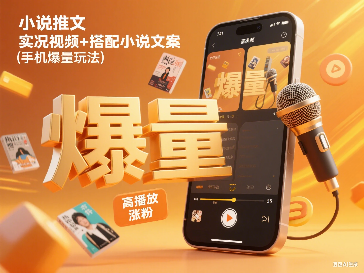 小说推文 实况视频+搭配小说文案(手机爆量玩法)-创业猫 小说推文 实况视频+搭配小说文案(手机爆量玩法)-创业猫