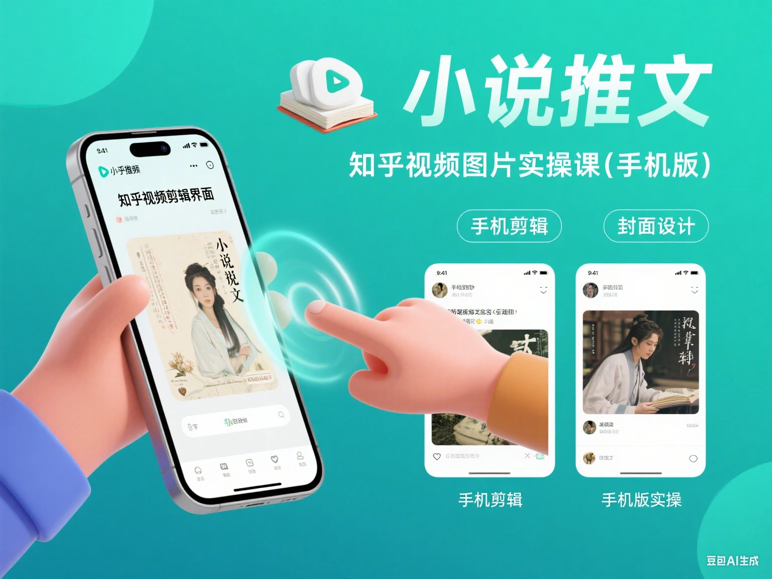 【精】小说推文 知乎视频图片实操课(手机版)-创客之家