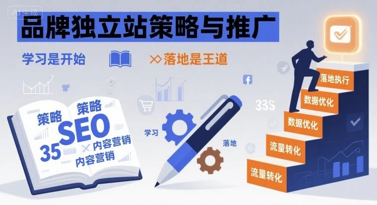 【精】品牌独立站策略与推广,学习是开始,落地是王道-创业猫 【精】品牌独立站策略与推广,学习是开始,落地是王道-创业猫