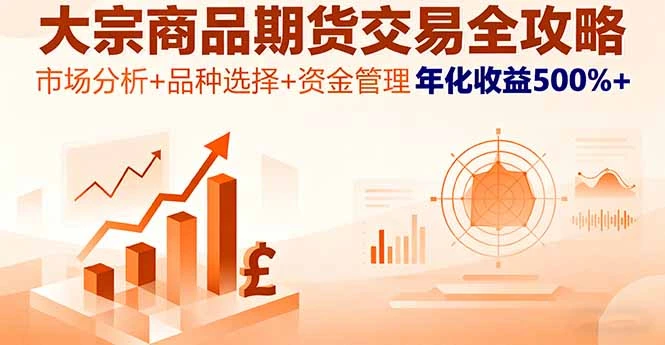 【精】大宗商品期货交易全攻略,市场分析+品种选择+资金管理,年化收益500%+-创业猫 【精】大宗商品期货交易全攻略,市场分析+品种选择+资金管理,年化收益500%+-创业猫