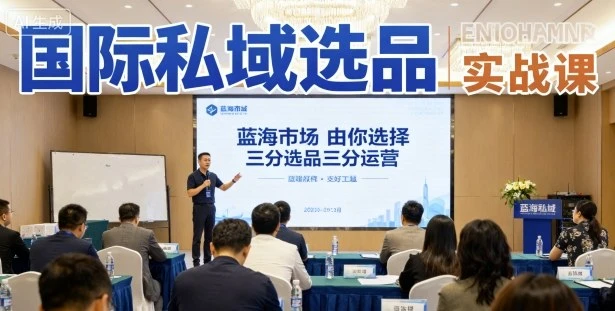 【精】国际私域选品实战课,蓝海市场由你选择,七分选品三分运营-创客之家