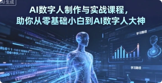 【精】AI数字人制作 从零基础到大神-创客之家
