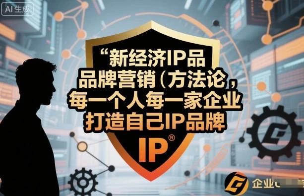 【精】新经济IP品牌营销方法论,每一个人每一家企业都应该打造自己IP品牌-创客之家
