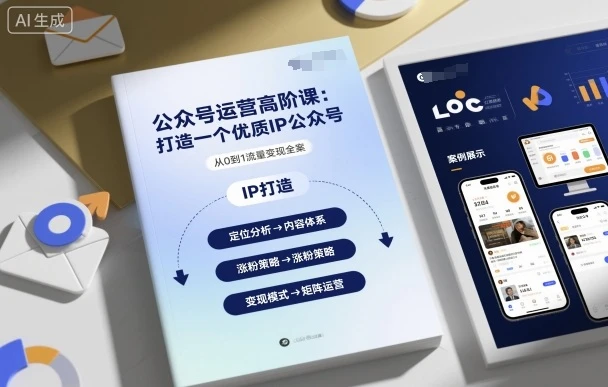 【精】公众号运营高阶课,打造一个优质IP公众号-创客之家