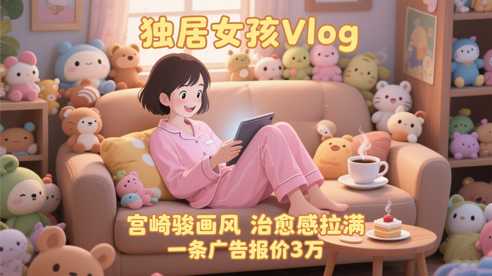 用AI制作独居女孩Vlog,治愈感拉满,单个账号涨粉71万,一条广告报价3万-创客之家