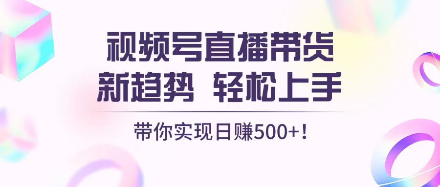 (13370期)视频号直播带货新趋势,轻松上手,带你实现日赚500+-创客之家