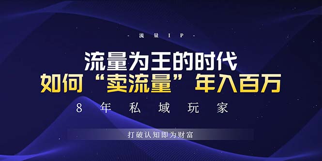 (13433期)未来如何通过“卖流量”年入百万,跨越一切周期绝对蓝海项目-创客之家