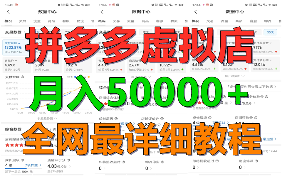 拼多多虚拟电商训练营月入50000+你也行,暴利稳定长久,副业首选-创客之家