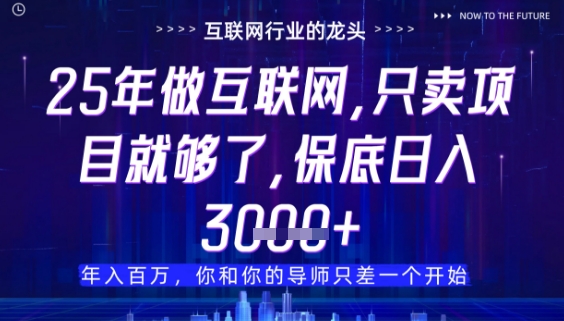 什么！25年你还在找项目做？风口早就变了，卖项目才是稳挣不赔【揭秘】-创客之家