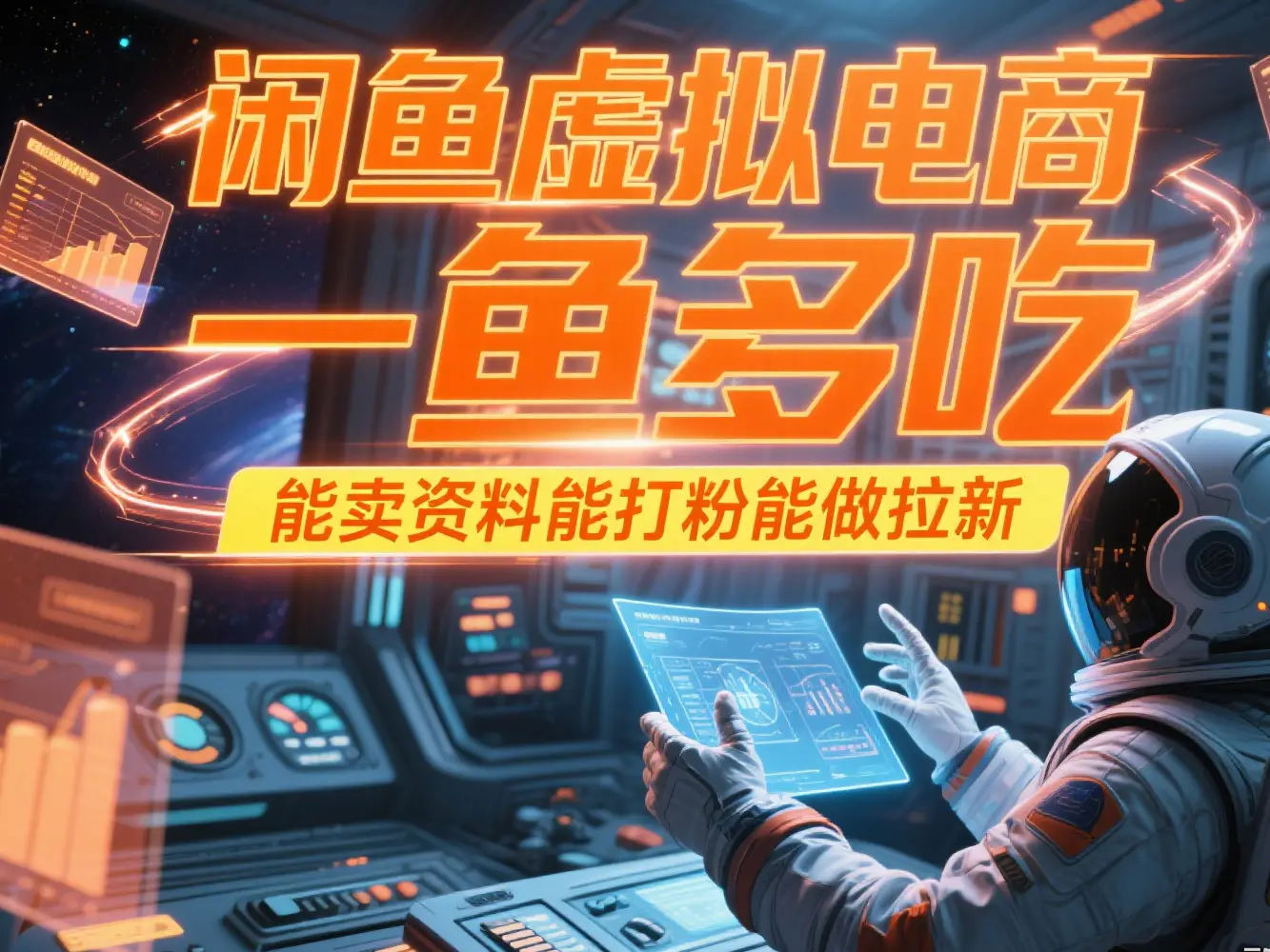 闲鱼虚拟电商，一鱼多吃，能卖资料能打粉能做拉新-创客之家