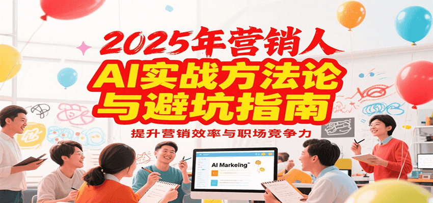 2025年营销实战方法论与避坑指南,利用AI提升营销效率与职场竞争力-创客之家