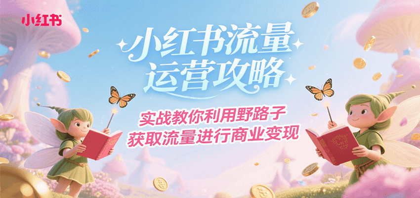 小红书流量运营攻略,实战教你利用野路子获取流量进行商业变现-创客之家