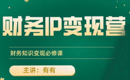 有有老师·财务IP变现营,财务知识变现必修课-创客之家