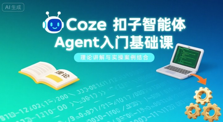 Coze扣子智能体Agent入门基础课,理论讲解与实操案例结合-创客之家