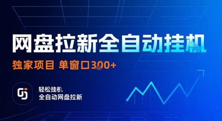 网盘拉新全自动挂G,独家项目,全自动运行完成拉新做任务,单窗口3张+【揭秘】-创客之家