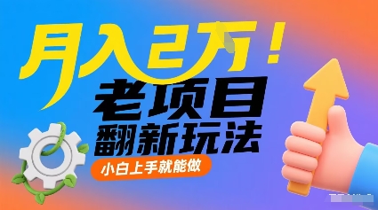 月入2W！老项目翻新玩法，小白上手就能做，非常容易上手-创客之家