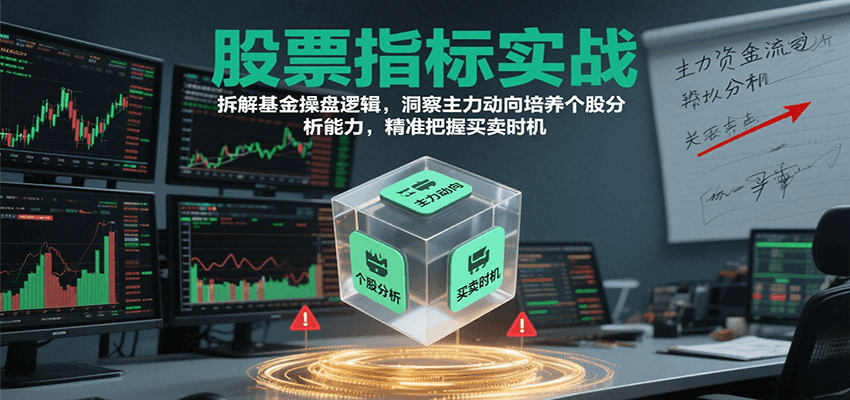 股票指标实战,基金操盘逻辑拆解,洞察主力动向培养个股分析能力把握买卖时机(更新)-创客之家
