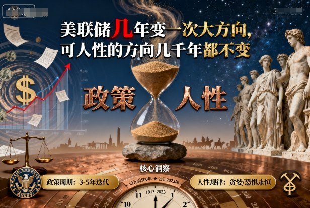 付费文章:美联储几年变一次大方向,可人性的方向几千年都不变-创客之家