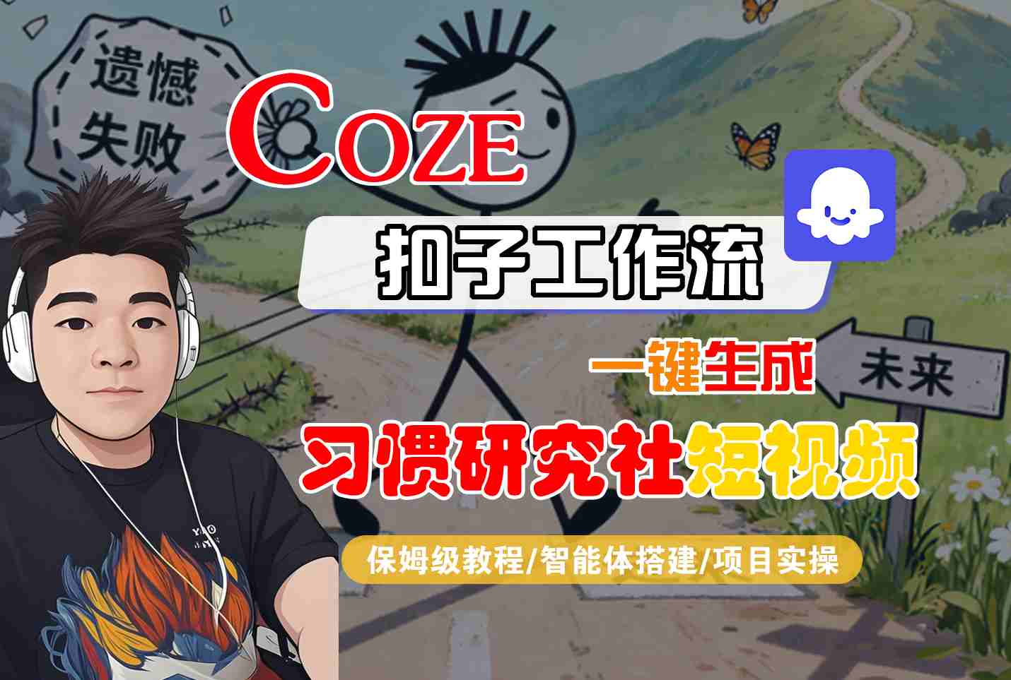 Coze扣子智能体工作流一键生成“习惯研究社“短视频,全流程保姆级教学-创客之家