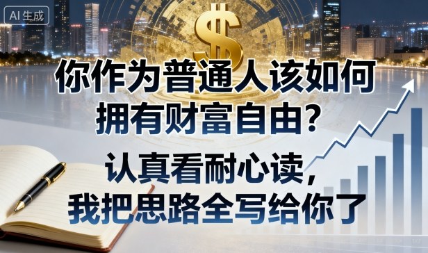 付费文章:你作为普通人该如何拥有财富自由?认真看耐心读,我把思路全写给你了-创客之家