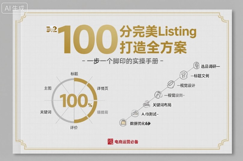 100分完美Listing打造全方案,想要完美listing必须是需要一步一个脚印的-创客之家