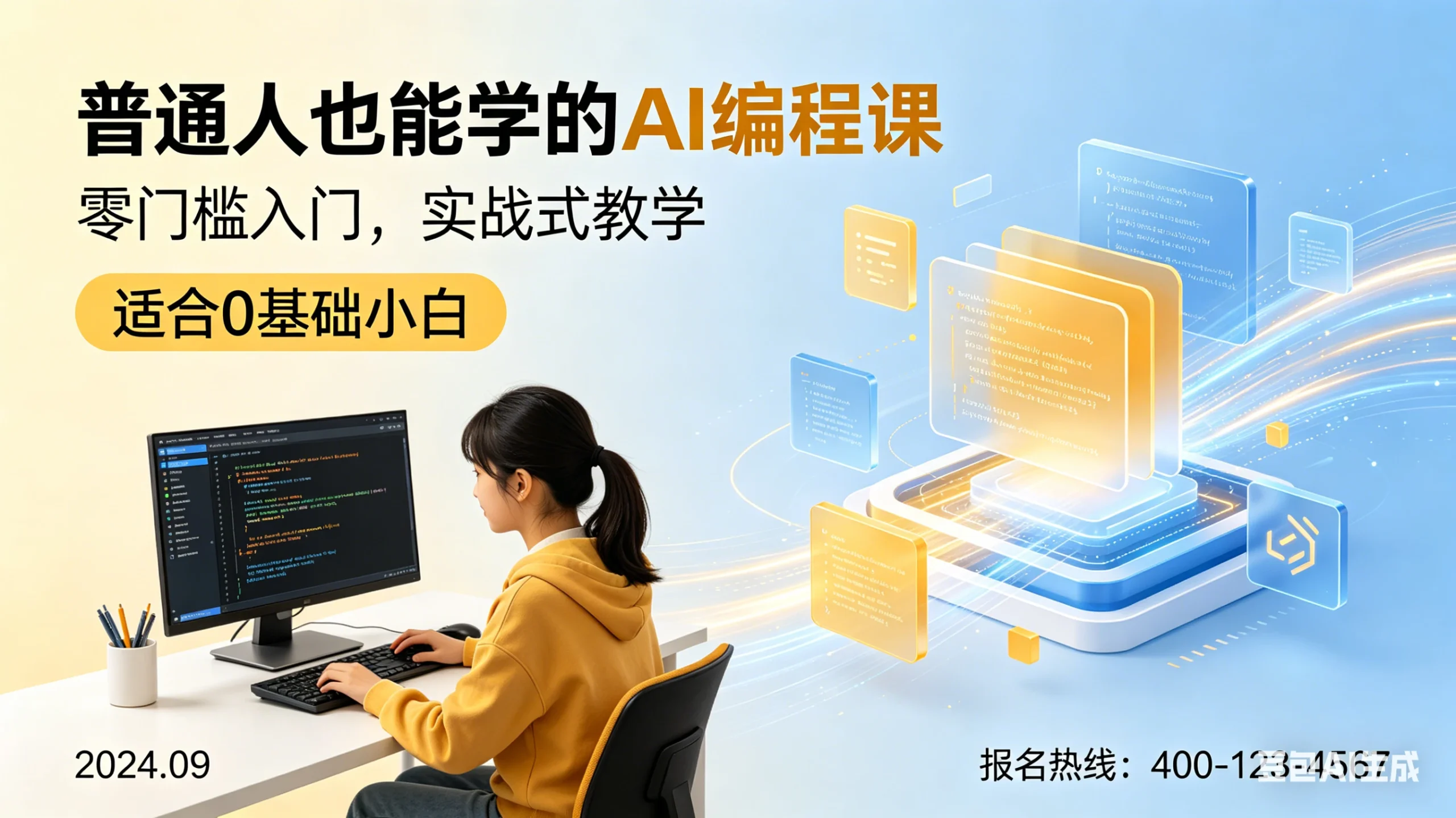 【精】大桶·普通人也能学的AI编程课，零门槛入门，实战式教学-创客之家