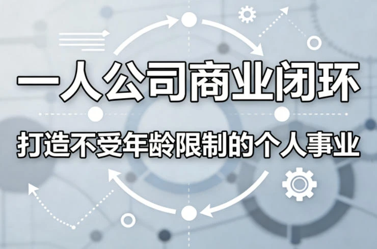 【精】一人公司商业闭环，打造一份不受年龄限制的个人事业-创客之家