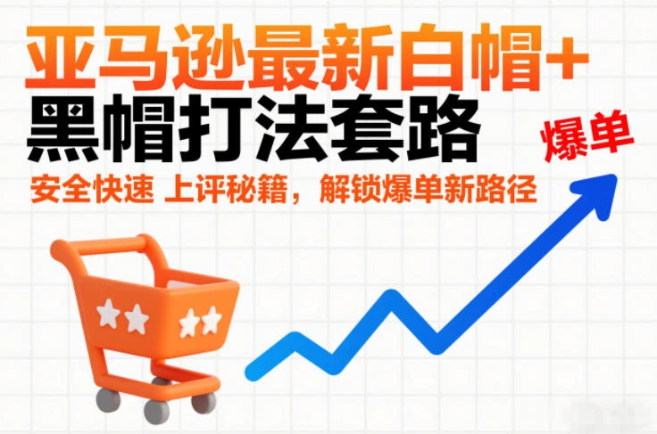 亚马逊最新白帽+黑帽打法套路，安全快速上评秘籍，解锁爆单新路径-创客之家