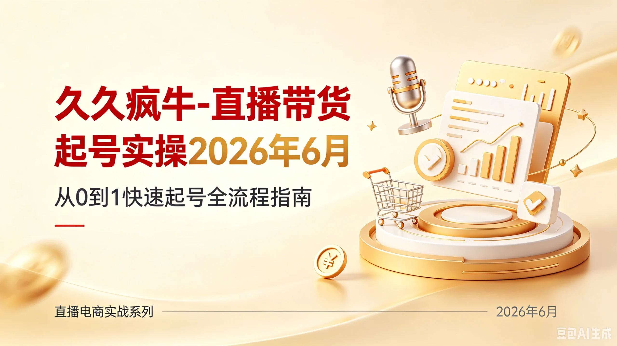 【精】久久疯牛-直播带货起号实操2026年6月-创客之家