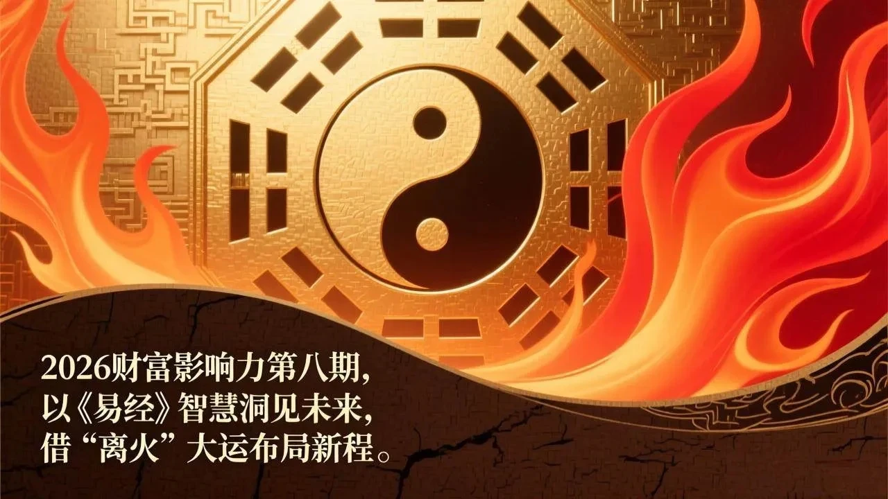 【精】2026财富影响力第八期，以《易经》智慧洞见未来，借“离火”大运布局新程-创客之家