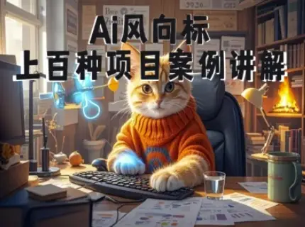 【精】Ai风向标-附100种项目案例玩法-0基础小白到大神ai视频商业应用教学（26年4月更新）-创客之家