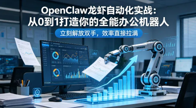 OpenClaw龙虾自动化实战:从0到1打造你的全能办公机器人,立刻解放双手,效率直接拉满-创客之家