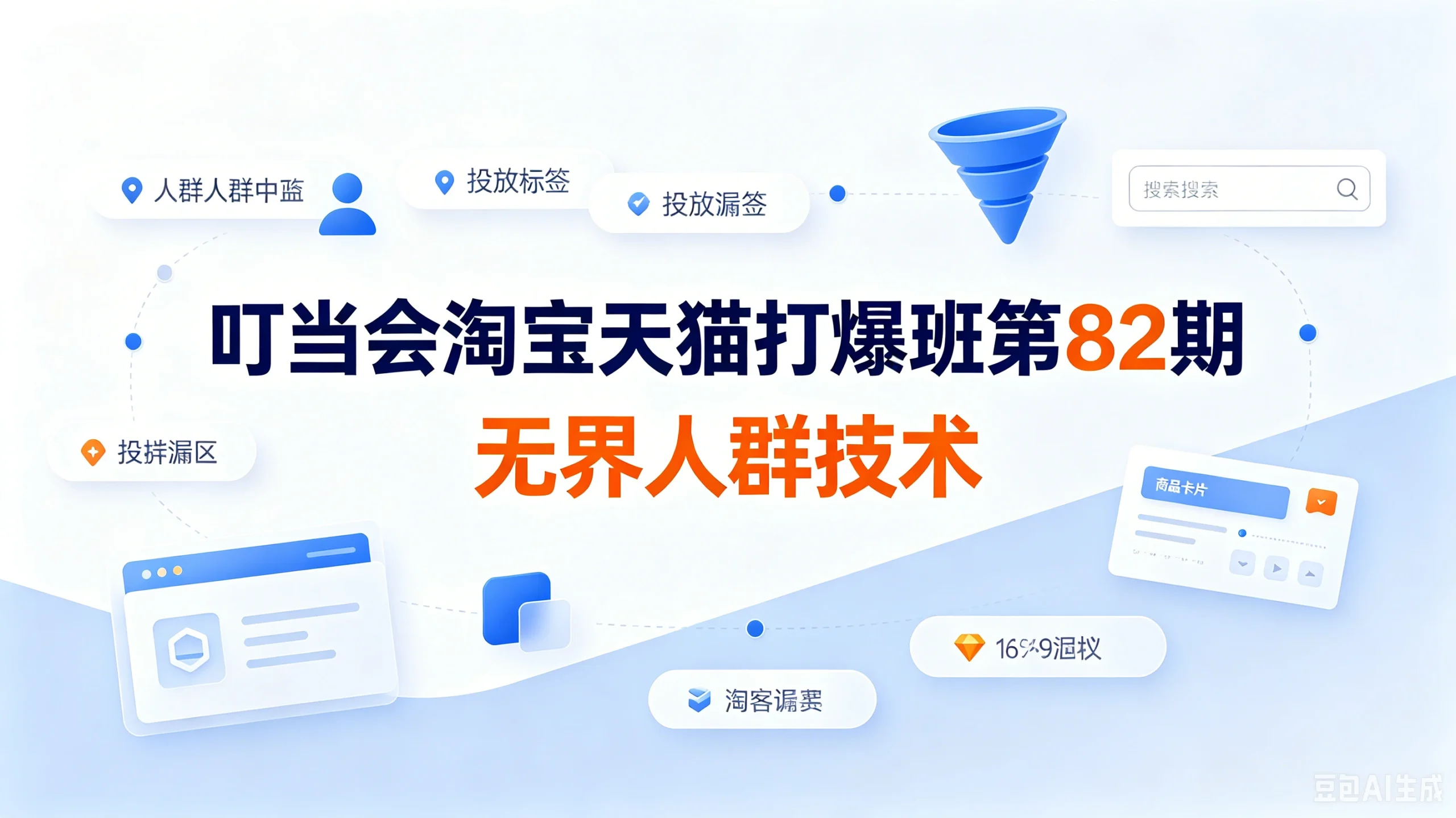 【精】叮当会淘宝天猫打爆班第82期:《无界人群技术》吃透无界人群全套原创打法-创客之家