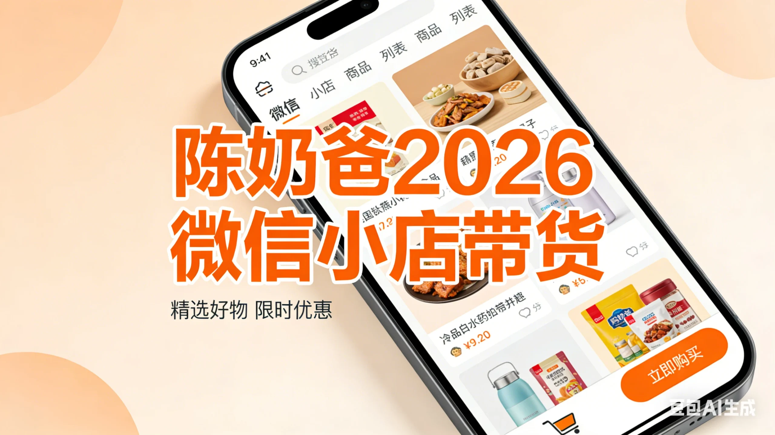 【精】陈奶爸2026微信小店带货-创客之家