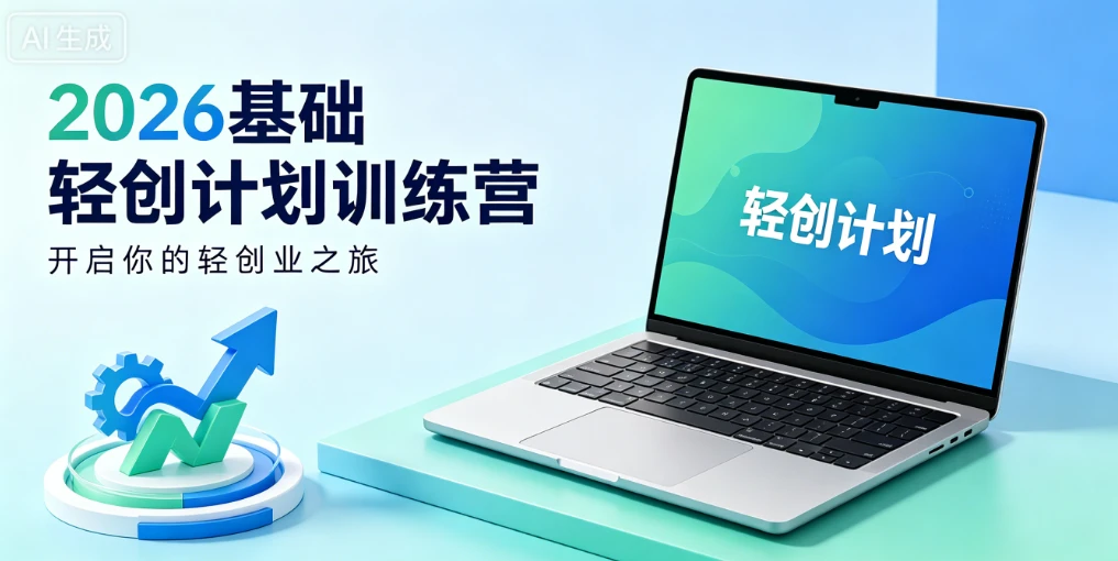 【精】2026基础轻创计划训练营-创客之家