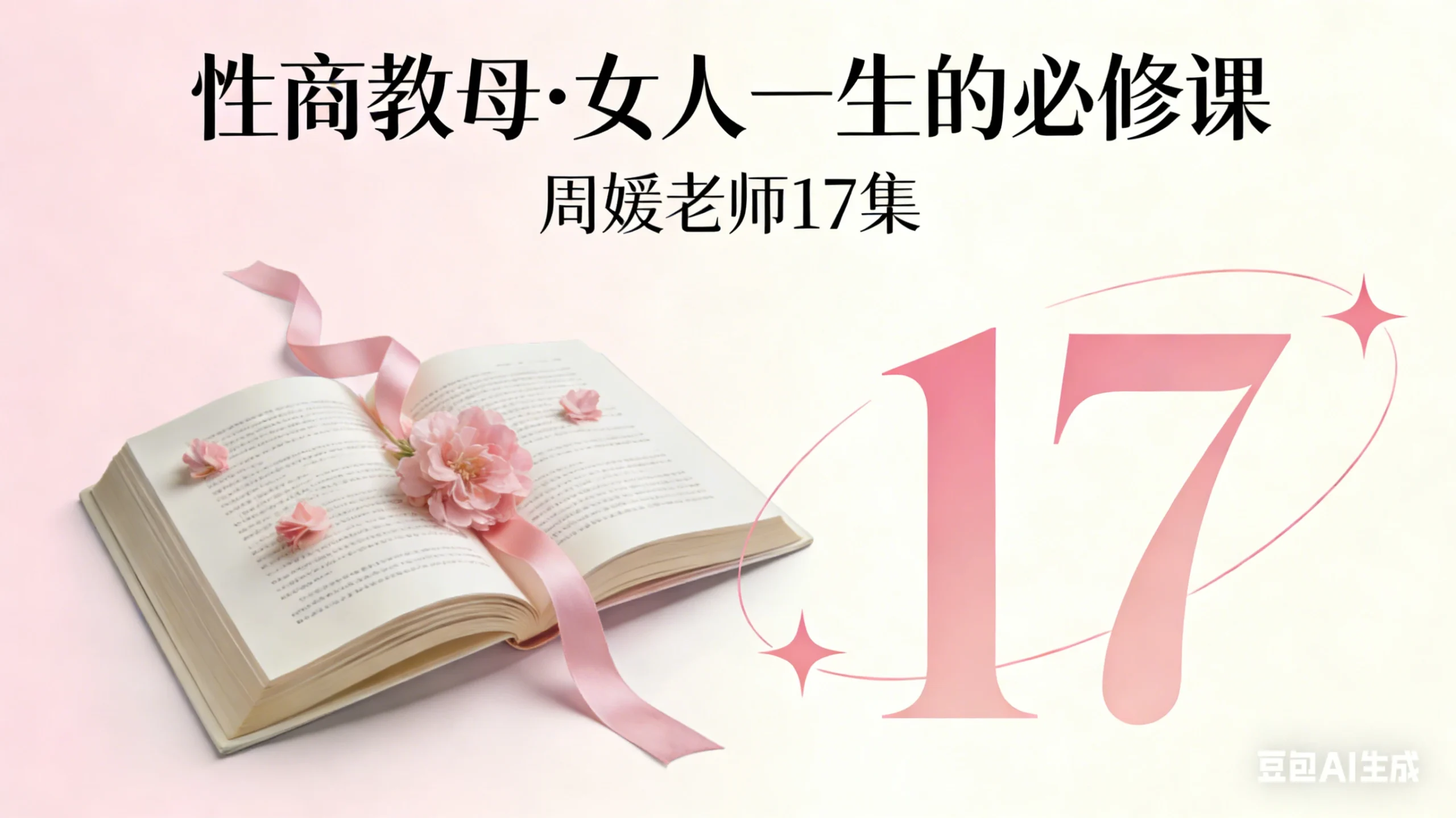 【性商教母】女人一生的必修课周媛老师17集-创客之家